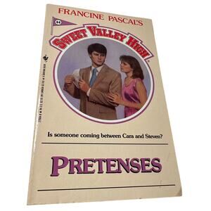 Sweet Valley High 1ST Edition First Print Book #44 Pretenses Vintage 1980's